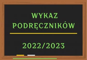 Wykaz podręczników w ZSP w Kamionce Wielkiej na rok szkolny 2022/2023