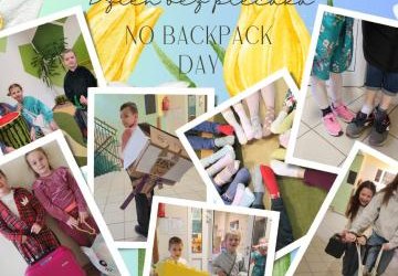 NO BACKPACK DAY - dzień bez plecaka 😁