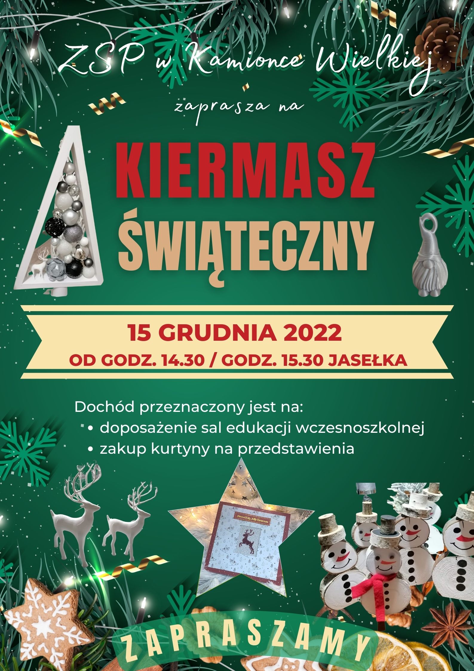 Kiermasz Świąteczny - 15 grudnia 2022