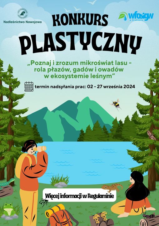 Nadleśnictwo Nawojowa organizuje Konkurs Plastyczny