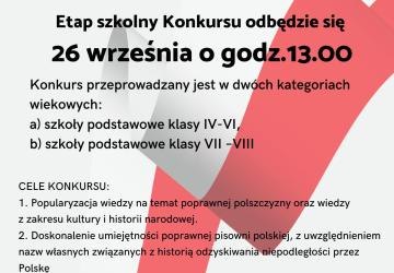 Dyktando Niepodległościowe 2024'