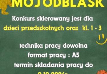 Szkolny Konkurs Plastyczny „ Mój odblask”