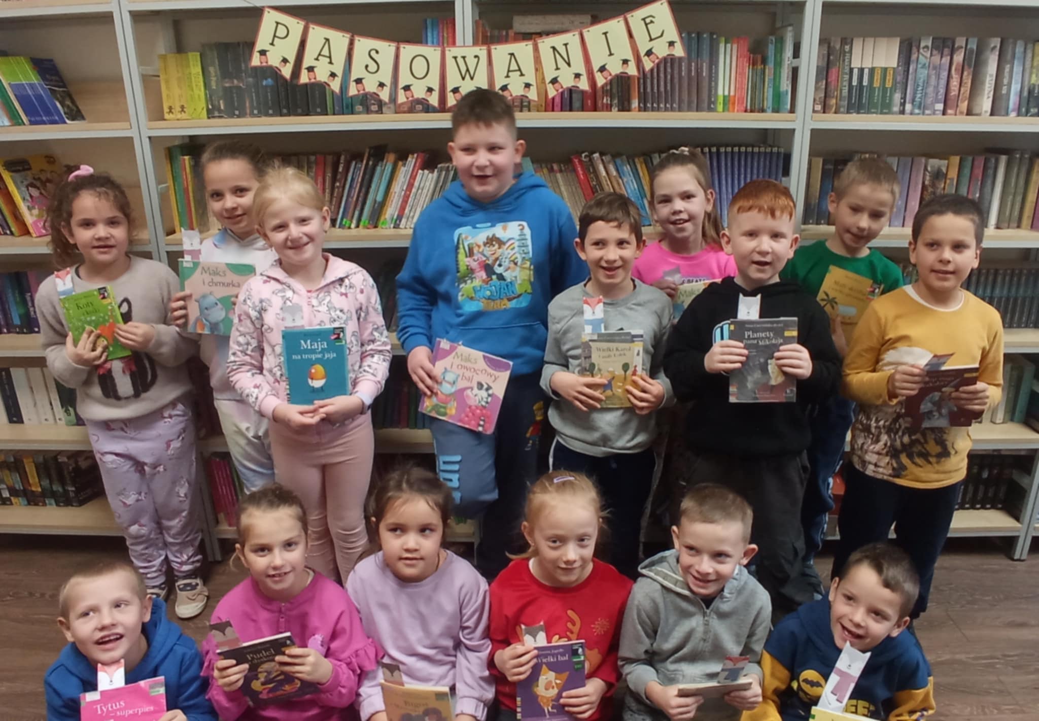 Pasowanie na Czytelnika Biblioteki Szkolnej uczniów klas I