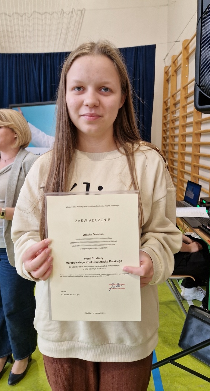 Finaliści Małopolskiego Konkursu Języka Polskiego
