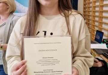 Finaliści Małopolskiego Konkursu Języka Polskiego