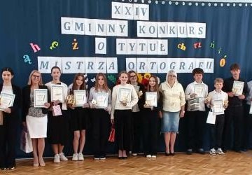 XXIV Gminny Konkurs Ortograficzny o tytuł 