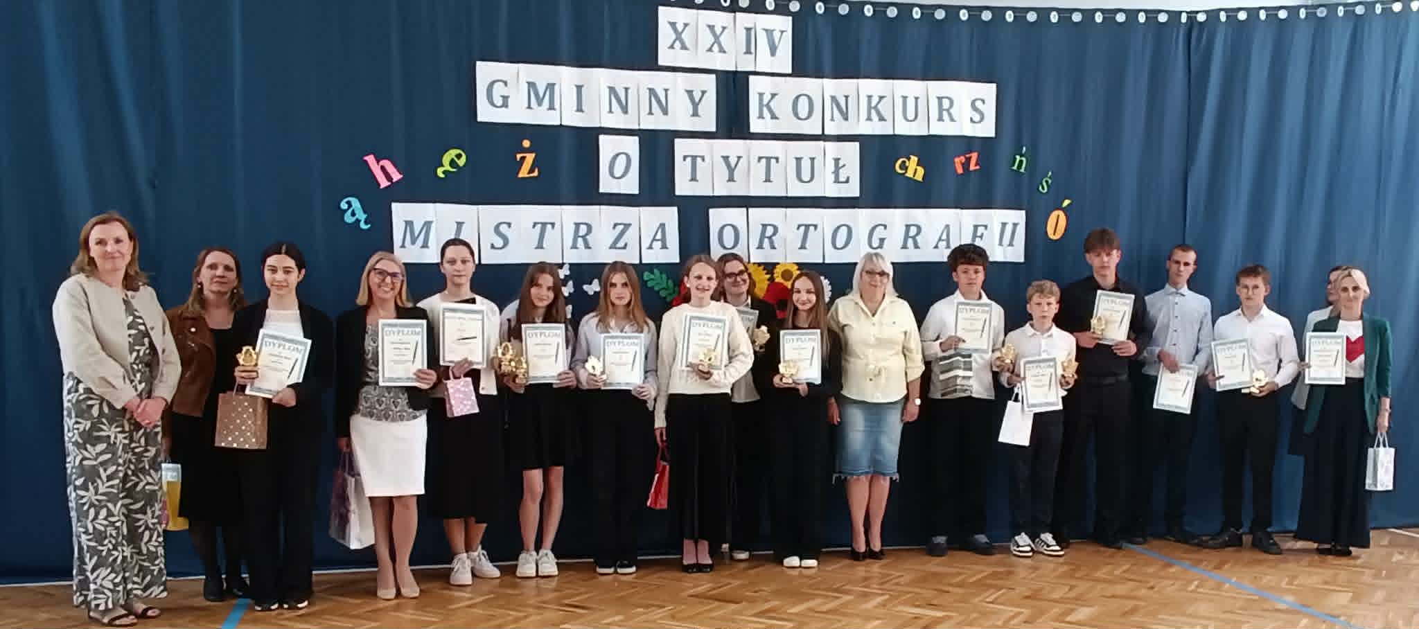 XXIV Gminny Konkurs Ortograficzny o tytuł 