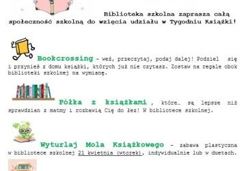 Tydzień z książką - 20-24.04.2026r.