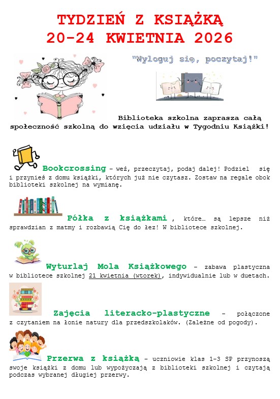 Tydzień z książką - 20-24.04.2026r.
