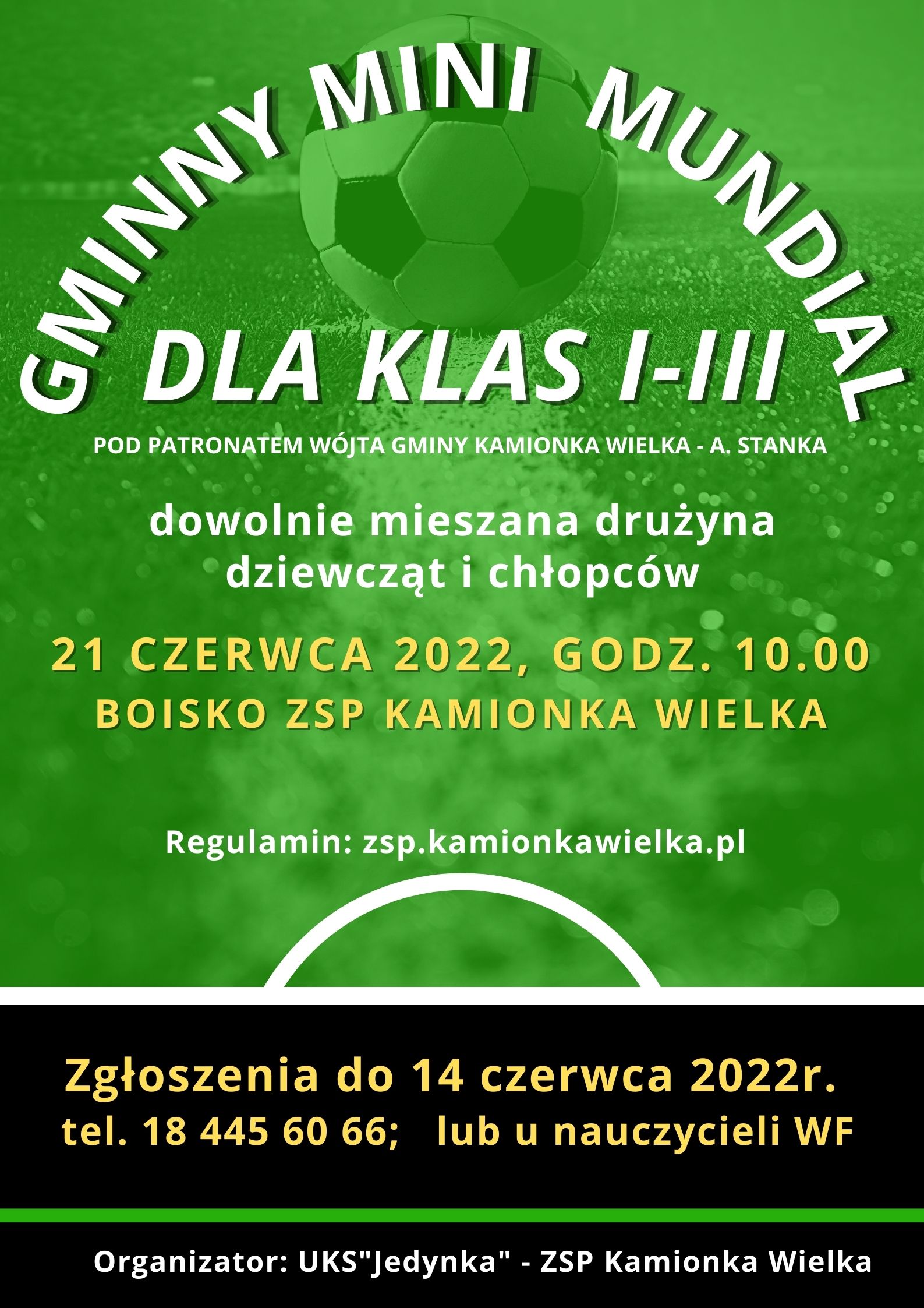 Gminny WorldCup 2022 dla klas I-III